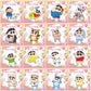 Kemas kini 4/8cm Sparkling Square Crayon Shin-chan ~Akrilik