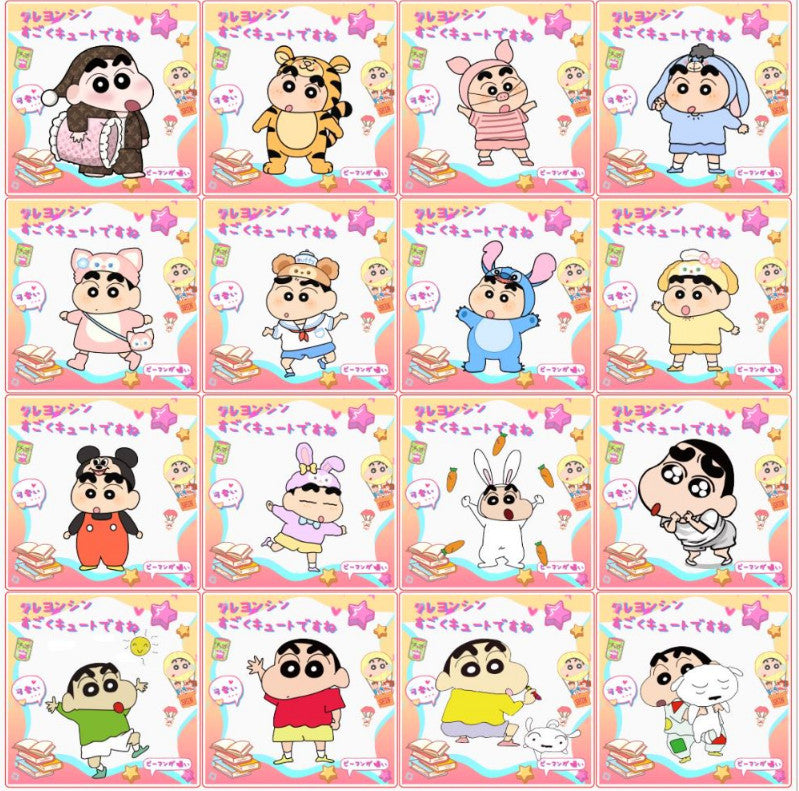 Kemas kini 4/8cm Sparkling Square Crayon Shin-chan ~Akrilik