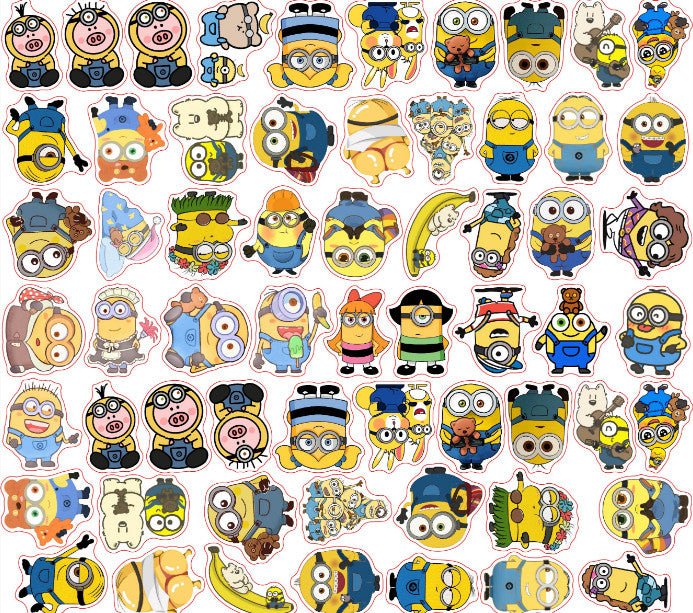 2/4/6cm Minions Acrylic Little Yellow Man