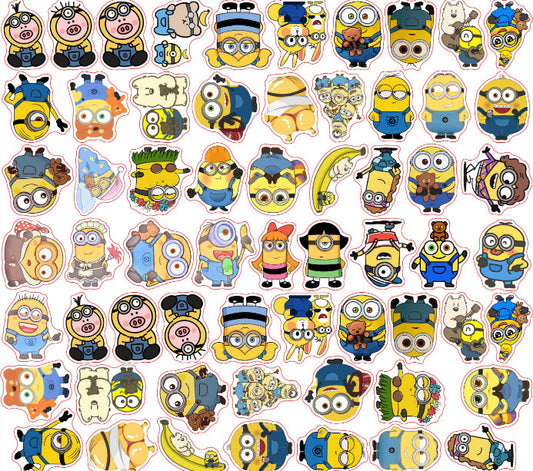 2/4/6cm Minions akrilik kecil orang kuning