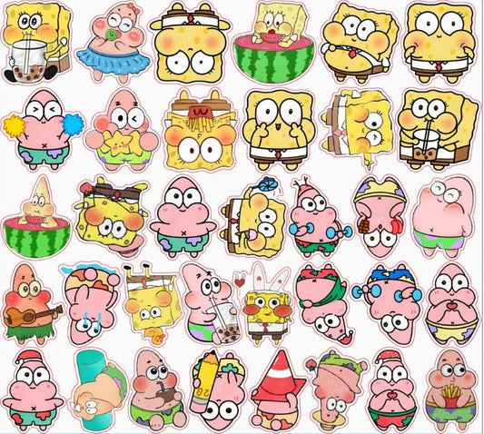 2/4/6/8cm Spongebob Sea Treasure Treasure Ocean ~Akrilik