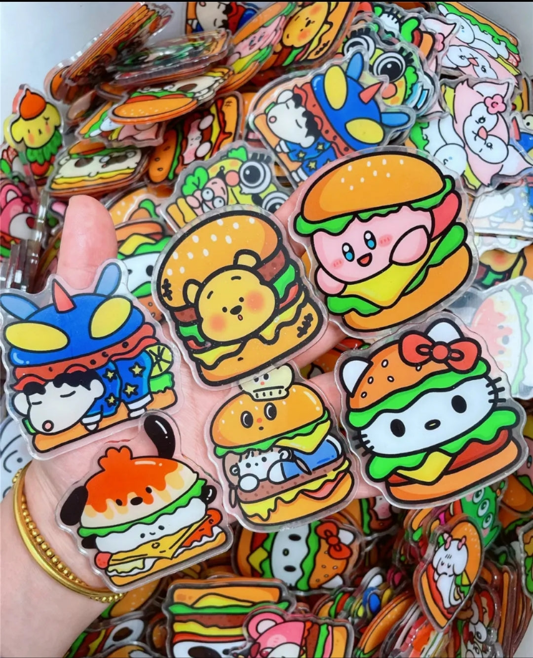 "Special Edition" 6cm Hamburger Acrylic