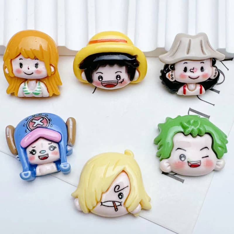 One Piece Deco Parts Small DIY Pirate King 12 Pieces (Copy)