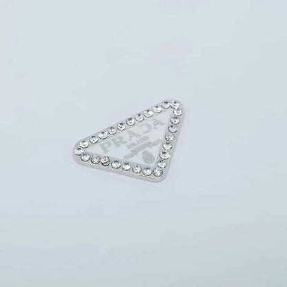 Pra-da diamond cabochon 43*27mm diamond border/slow shipping