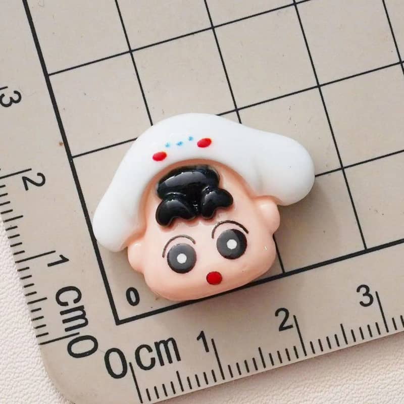 San-ri-o Shin-chan Headwear Deco Parts Pencil Small Shin and San-ri-o 10PCS