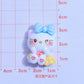 Kitty Hello Kitty Deco Parts Small DIY Kitty Cat 10PCS