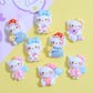 Bahagian Deco Kitty Kitty Cat DIY Kecil 10PCS