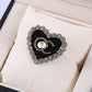 Diamond Heart CC Metal Cabochon 20*21MM Takashi Koishi/Penghantaran Lambat