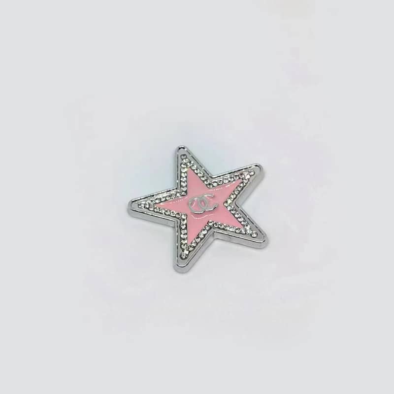 Five-pointed star CC metal cabochon 30MM / Slow shipping