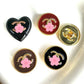 CC gold-bottom metal cabochon for hair tie 25*25NN/Slow shipping