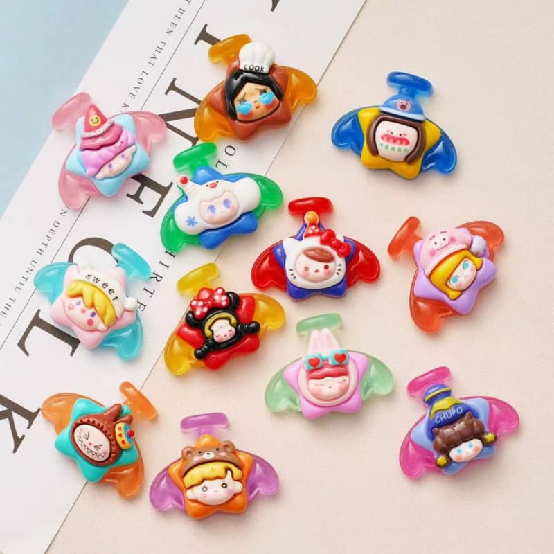 Wings POP MART Deco Parts Kecil Buih Buih DIY Istimewa 12PCS