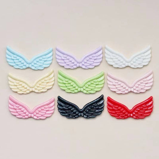 Macaron wing deco parts medium DIY wing bladder 9PCS