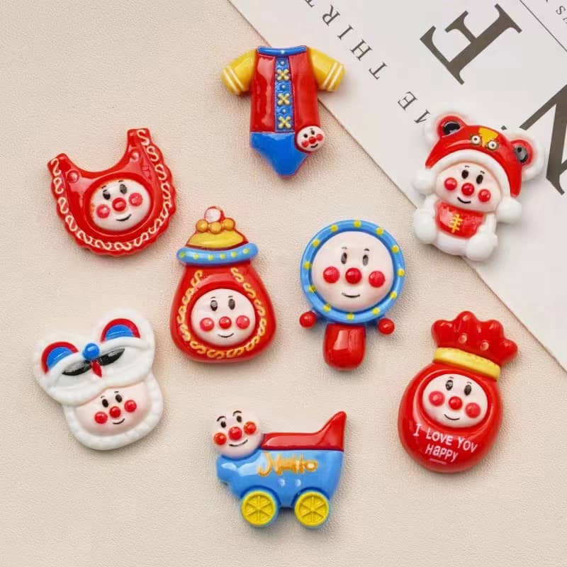 Bahagian Deco Bayi Anpanman Topeng DIY Kecil Superman 8PCS