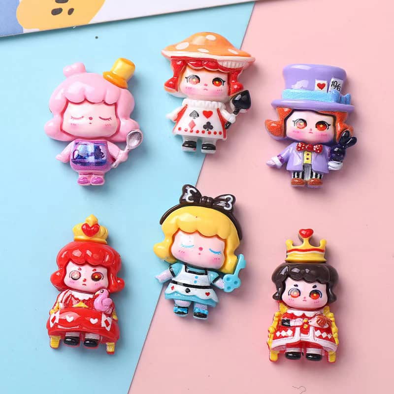 Liangmian Alice Deco Parts Small DIY Love Love 12PCS