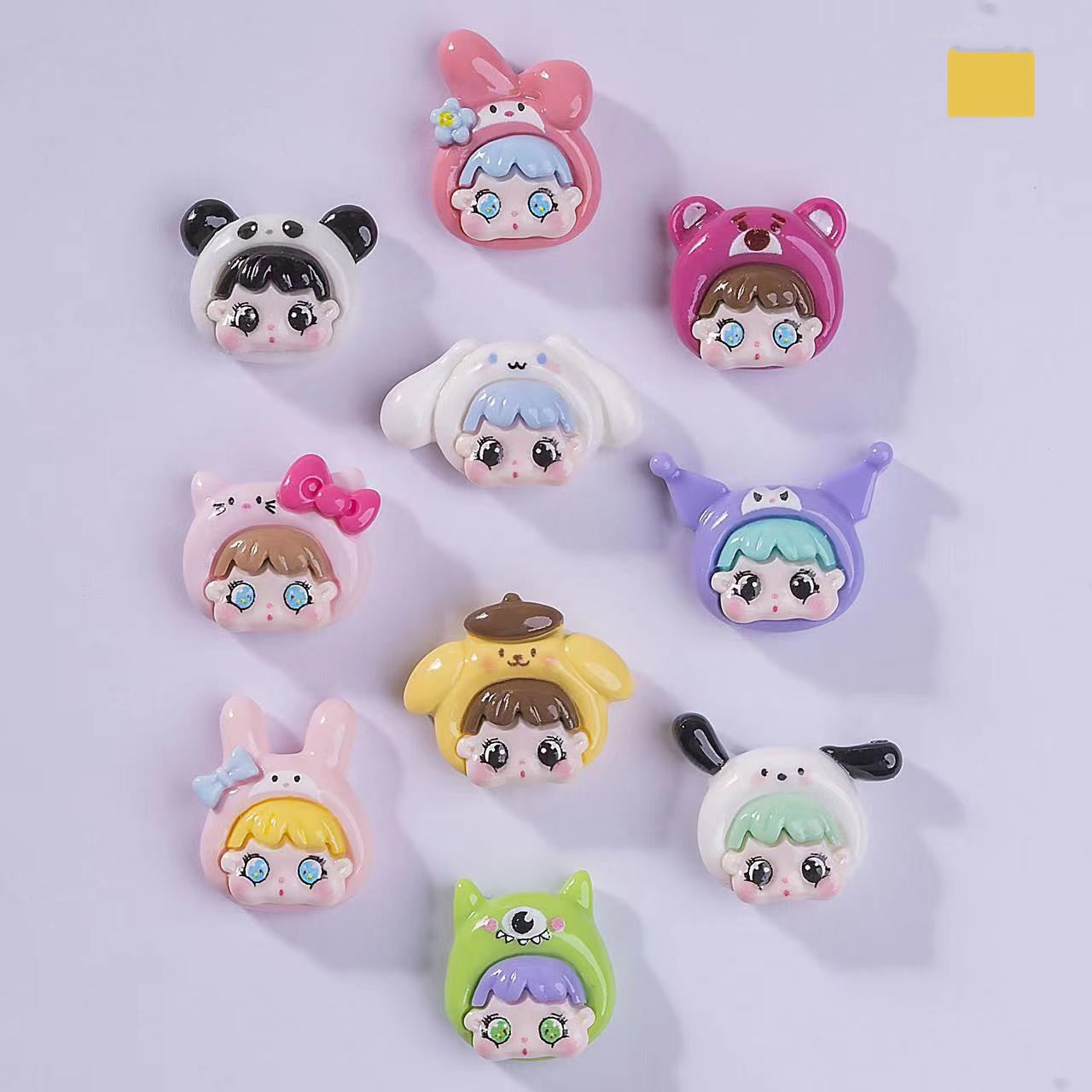 Bahagian Deco Gadis Cosplay Diy9PCS Kecil