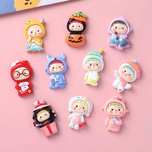 Bahagian Deco Kanak-kanak Comel Liangmen Kecil DIY Xiaokuan 10PCS