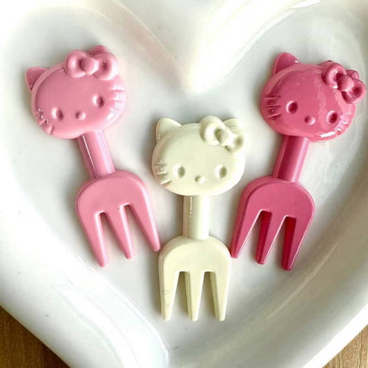 Fork Kitty Kitty Deco Parts Cerobong Kucing 12PCS