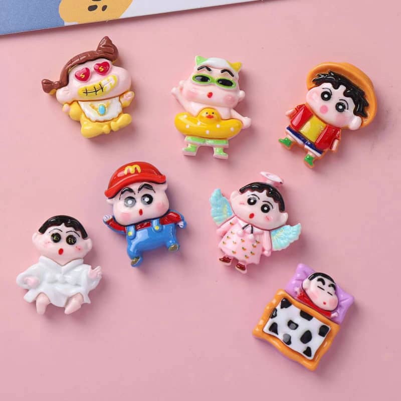 しんちゃんデコパーツ小Diy小新16PCS