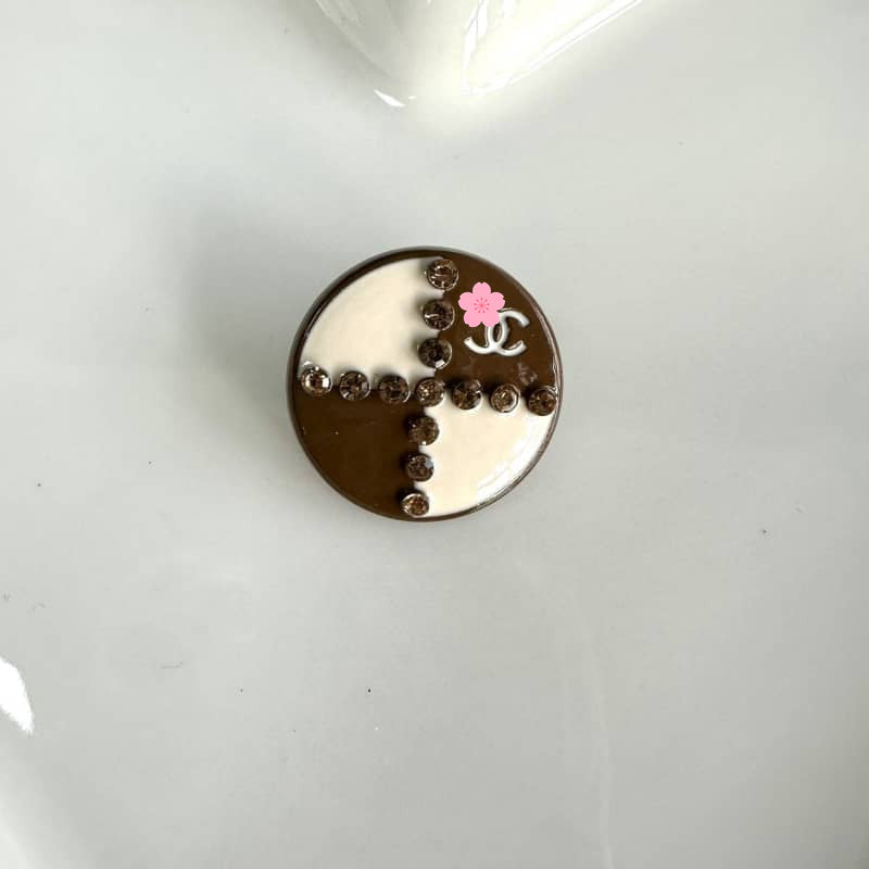 CC Diamond Heart / CC Cabochon for round hair tie 25*24MM / Slow shipping