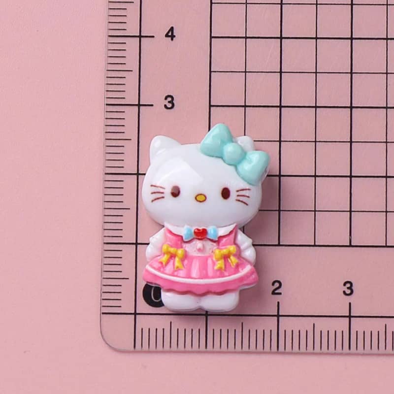 Kittyキティデコパーツ小Diy凯蒂猫12PCS