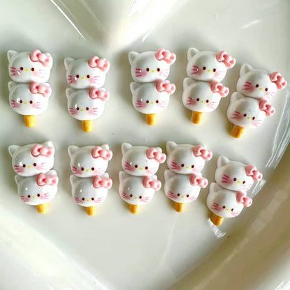 Bahagian Deco Kitty Kitty DIY10PCS Kecil