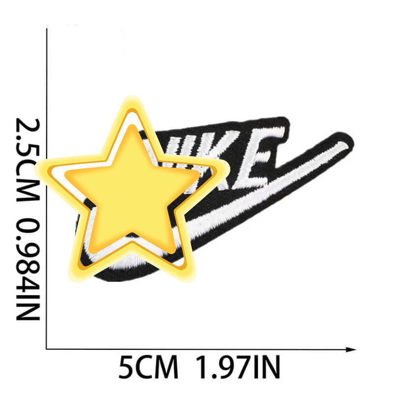 NI-KE 文字+logo ワッペン／遅い運送