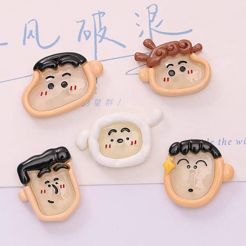 Shin-chan Family Deco Parts Small DIY Small New 10PCS