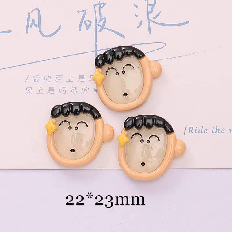 Shin-chan Family Deco Parts Small DIY Small New 10PCS