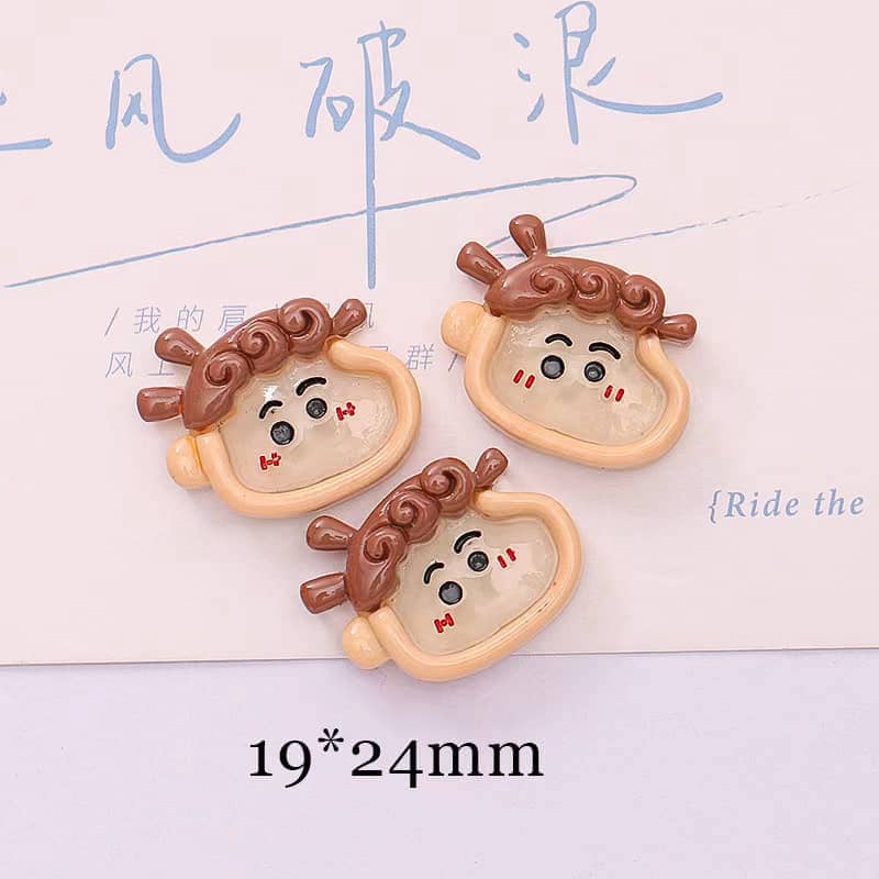 Shin-chan Family Deco Parts Small DIY Small New 10PCS