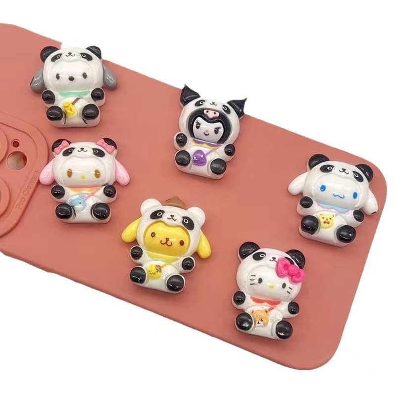 Bahagian Deco Panda San-ri-o DIY Kecil