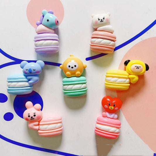 BT21 Deco Parts Small Diy 14PCS Horse Card Dragon