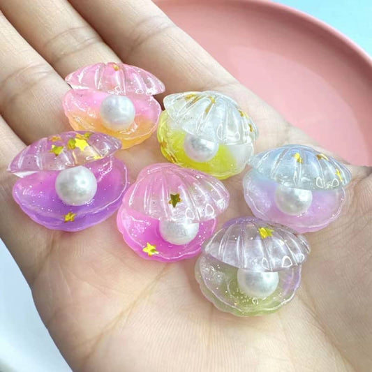 Luminous shell decoration parts 12PCS