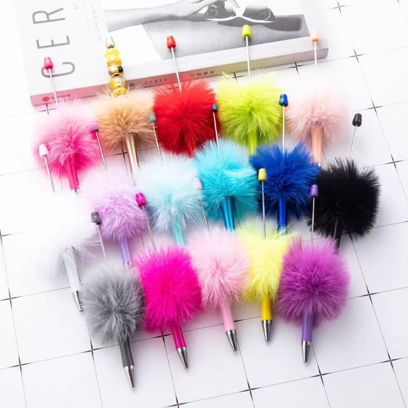 Fluffy DIY Ballpoint Pen Mushroom Pen