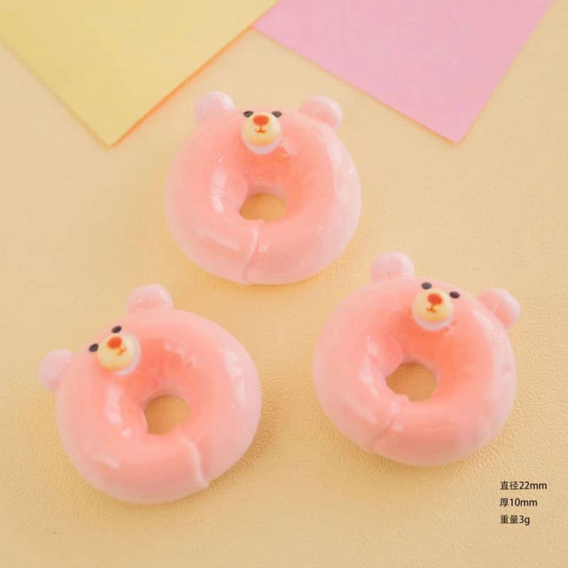 Bear Pan Deco Parts Small DIY 10PCS