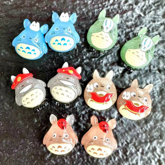 Bahagian Deco Totoro Bercahaya Kecil Diy10PCS