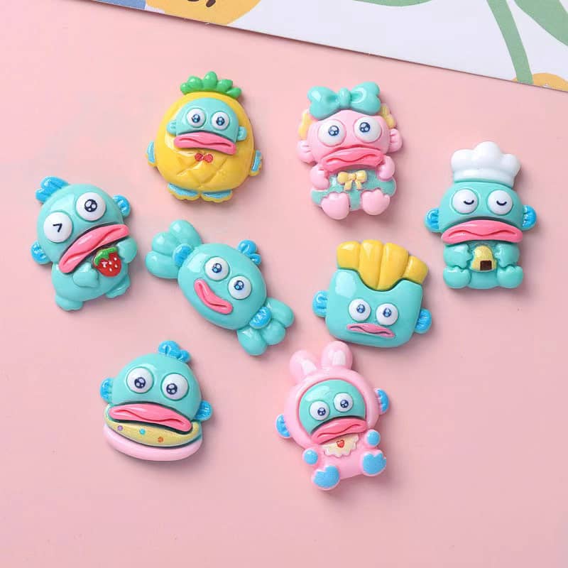 Bahagian deko kentang hangyoton kecil DIY oxfish 16PCS