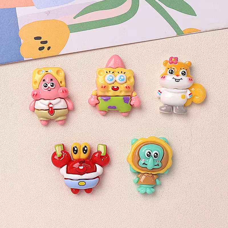 Bahagian deco Spongebob DIY10PCS kecil