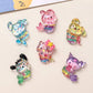 Glitter San-ri-o Deco Parts Small Diy 12PCS