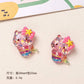 Glitter San-ri-o Deco Parts Small Diy 12PCS