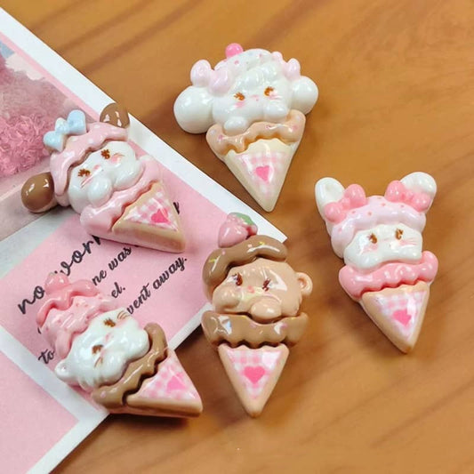 Ice Cream Mikko Deco Parts Small Diy 12PCS