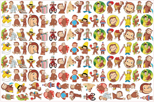 2/4cm Curious George ~Akrilik