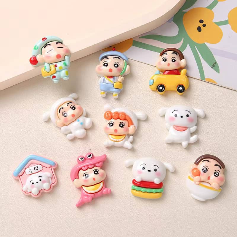 Shin-chan Deco Parts Small DIY 10PCS