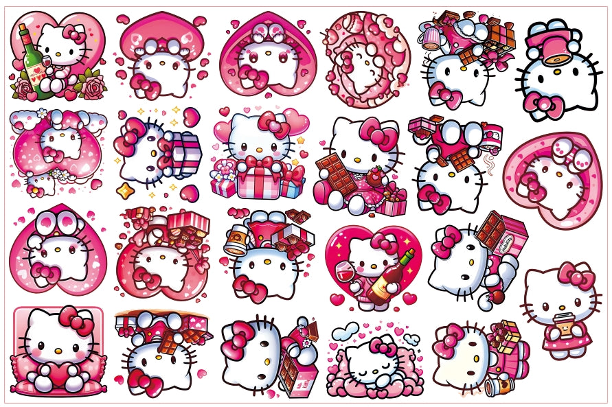 2/4cm  pink kitty アクリル