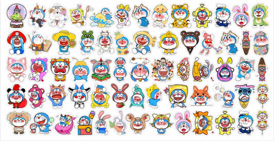 2cm Doraemon ~Akrilik Pakaian Kucing