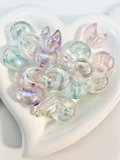 Clearance sale Thin flash + luminous / air bubble beads H14