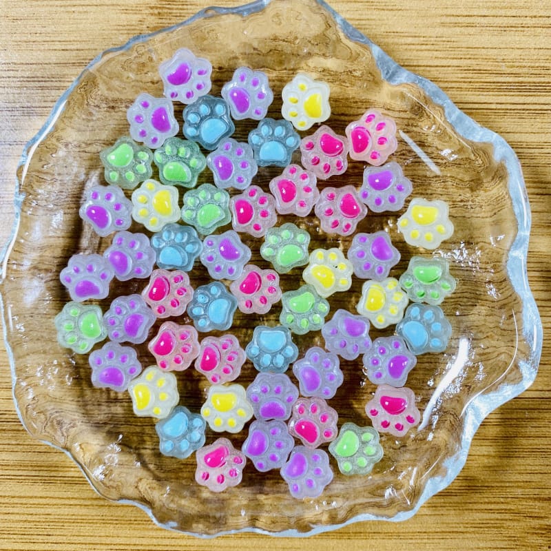 Luminous bear/ice cream/cat claw nail parts decoration