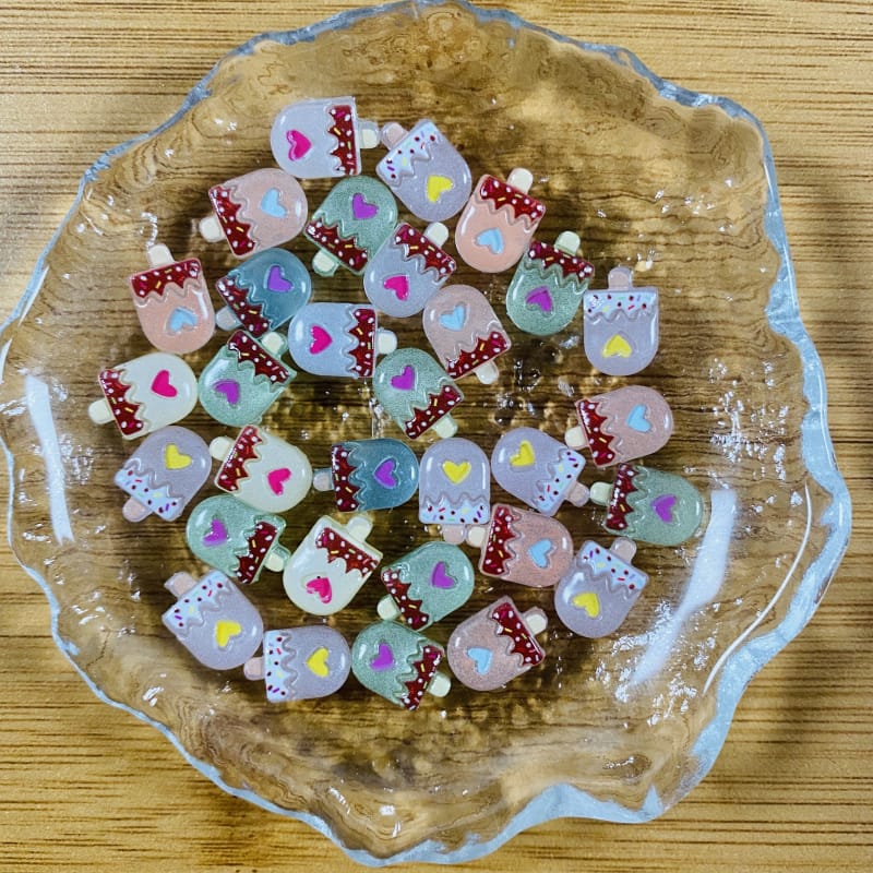 Luminous bear/ice cream/cat claw nail parts decoration