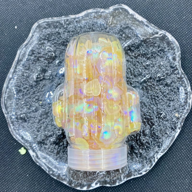 Luminous flowers and heart decorations/Nail parts